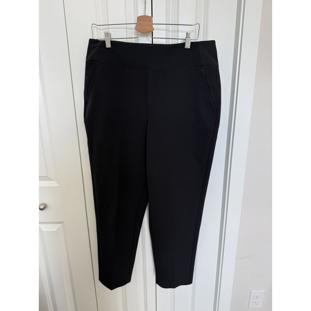 Athleta Black Cropped Ponte Ankle Pants